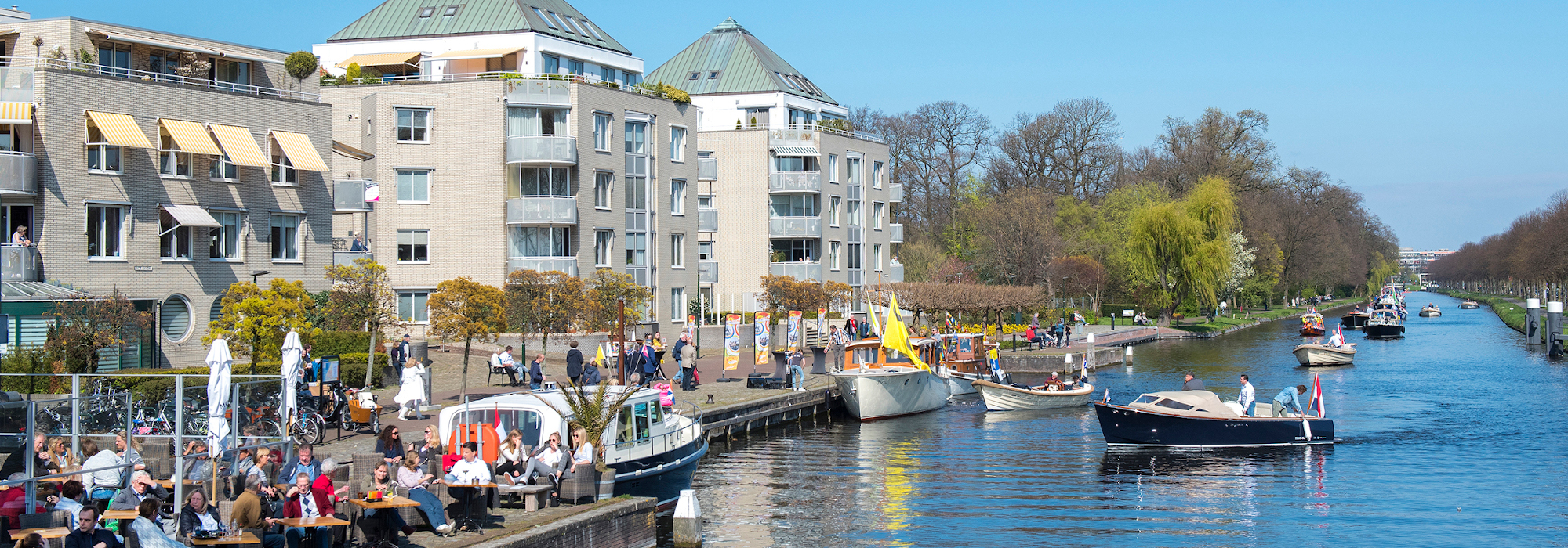Beleef het vanaf de Vliet Huygenskwartier Voorburg